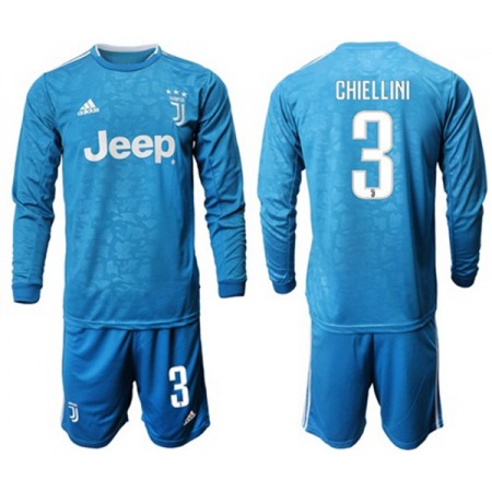 Billiga Fotbollströjor Juventus Chiellini 3 Barn Tredje tröja 2019/20 Långärmad